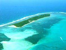 Over Cocos Island