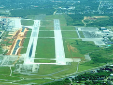 On final at Guam International Airport