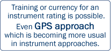 Training or currency for an instrument rating is possibleat Guam International Airport.  Even GPS approaches, of which there are only a few of in Japan, are possible