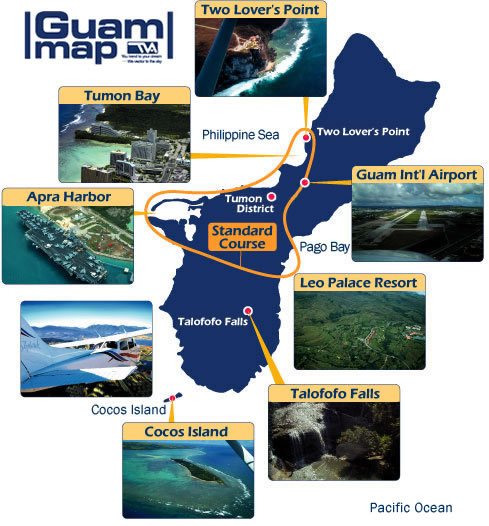 Guam map