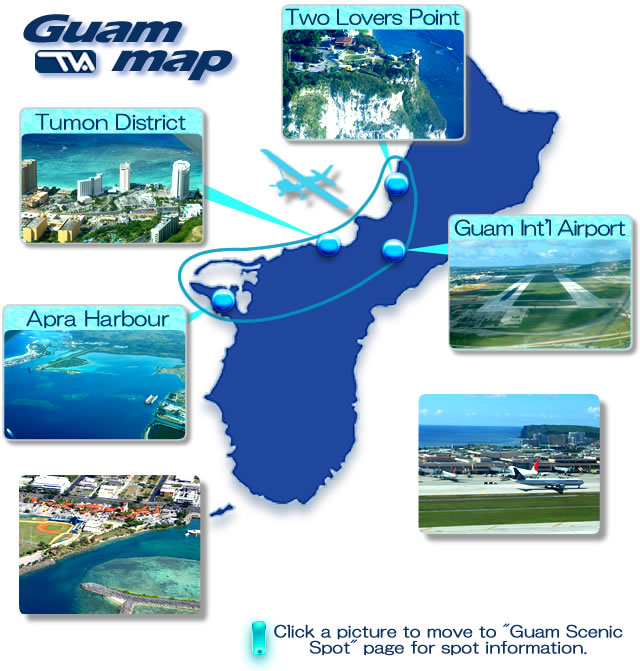 Guam map Bayshore Course