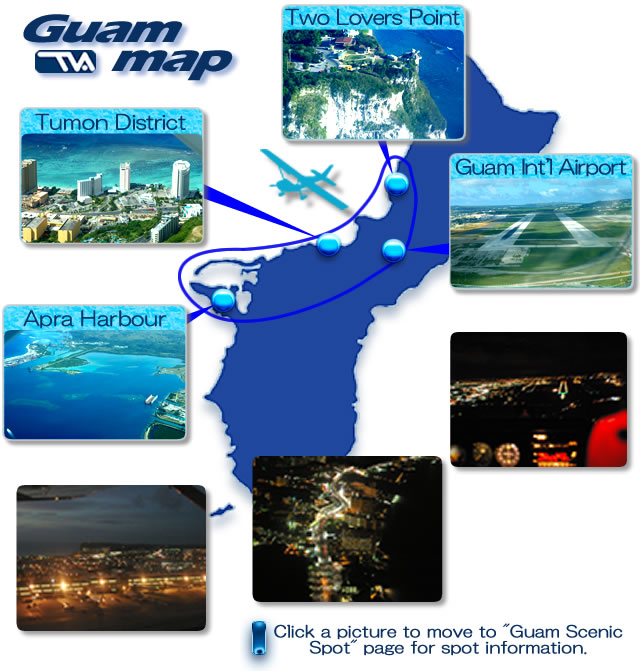 Guam map Night Course