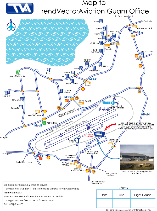 Map to TVA